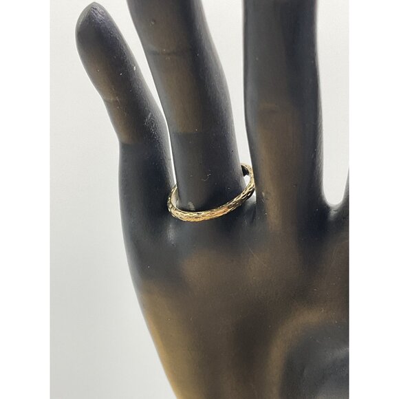 Antique Gold-Tone Wishbone Twig Branch Ring - Picture 5 of 5